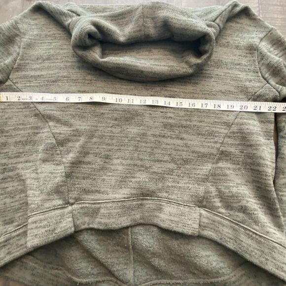 Anthropologie Saturday Sunday Green Funnel Neck Sweater Size Small - Picture 13 of 16